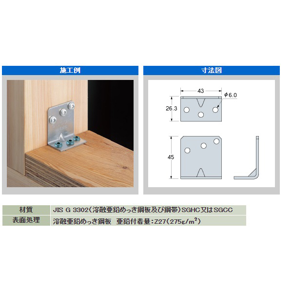 AA1536 リトルコーナー 床合板仕様 バラ売り タナカ ｜道具屋オンライン