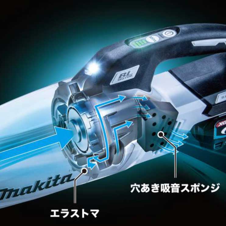 マキタ 40v 掃除機 LC001GRDCO カーキ集じん容量250mL - 掃除機