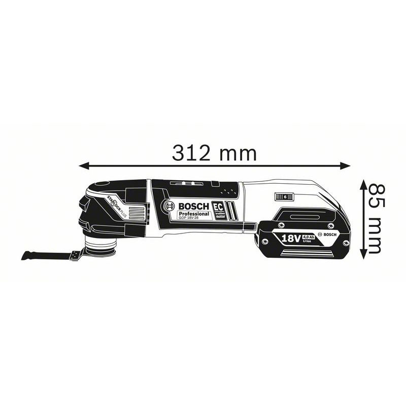 GMF 18V-28H コードレスマルチツール 18V ボッシュ(BOSCH)｜道具屋